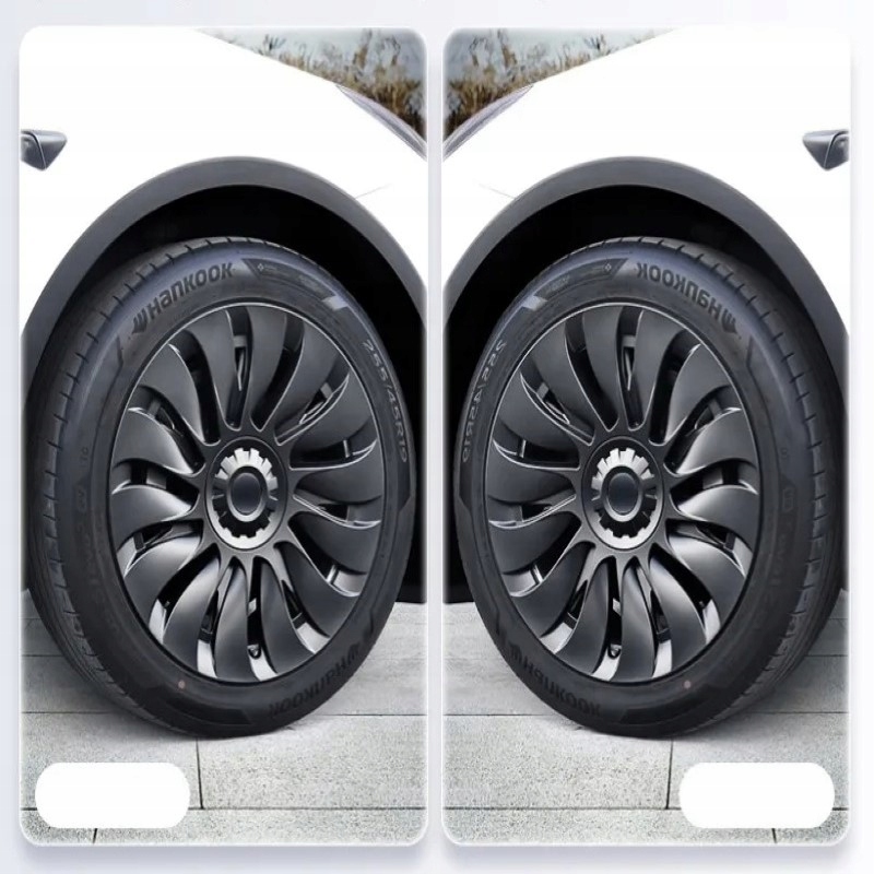 ZESTAW 4SZT KOŁPAKÓW NAKŁADEK NA PIASTĘ 19CALI DO TESLA MODEL Y 2023 Rodzaj Uniwersalne