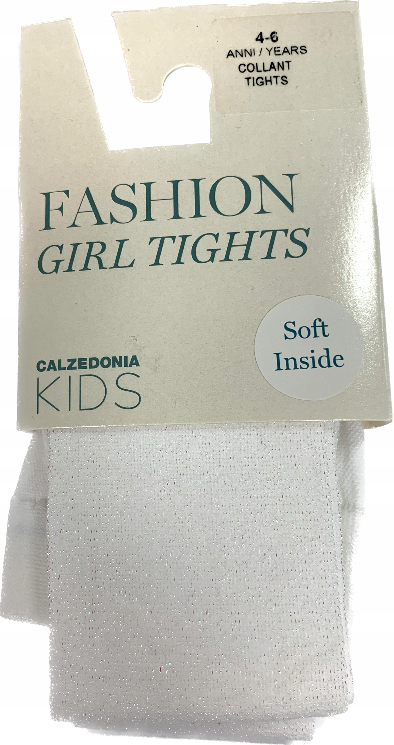

Calzedonia rajstopy Połysk brokat biel 110-116 cm