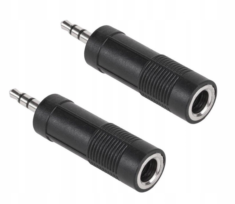 

2x Przejściówka Duży Jack 6,5 gn Mały Jack 3,5wt