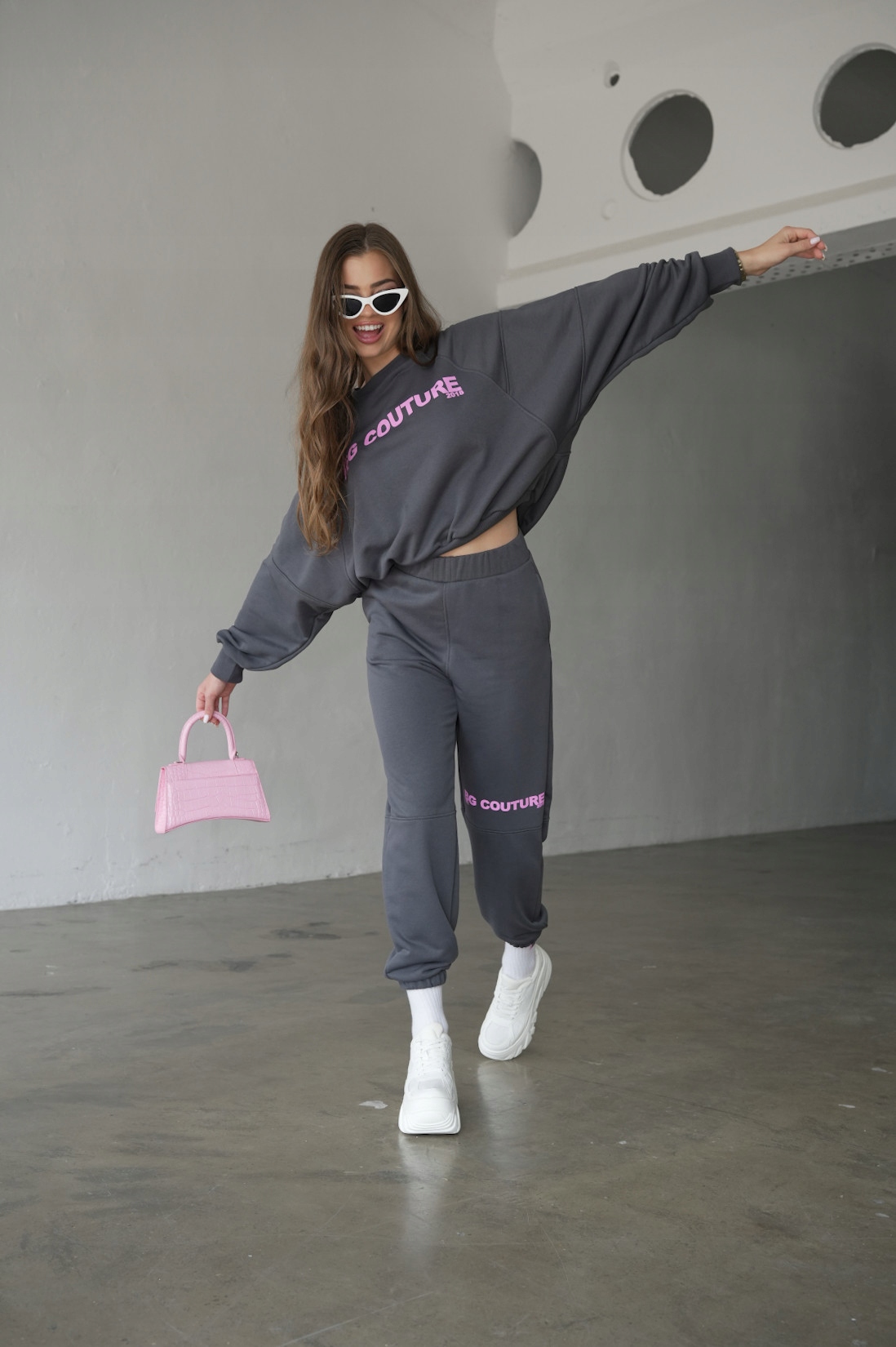 Teplákovka dámský Bg Stroke [Velikost M, Barva Grafitová]