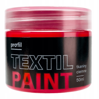 

Farba do tkanin ciemnych Profil 50ml karmin