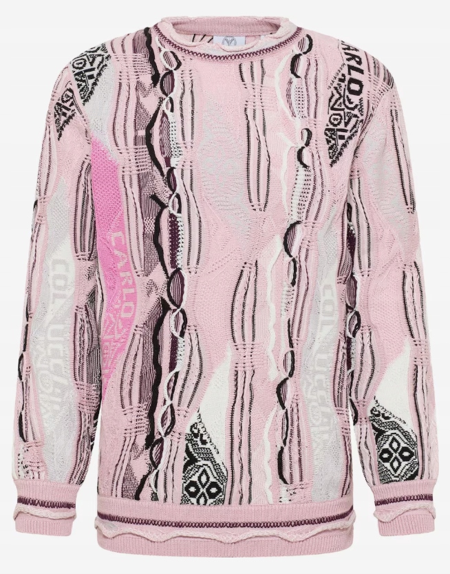 Carlo Colucci Svetr 'Ersini' v růžové barvě, velikost S