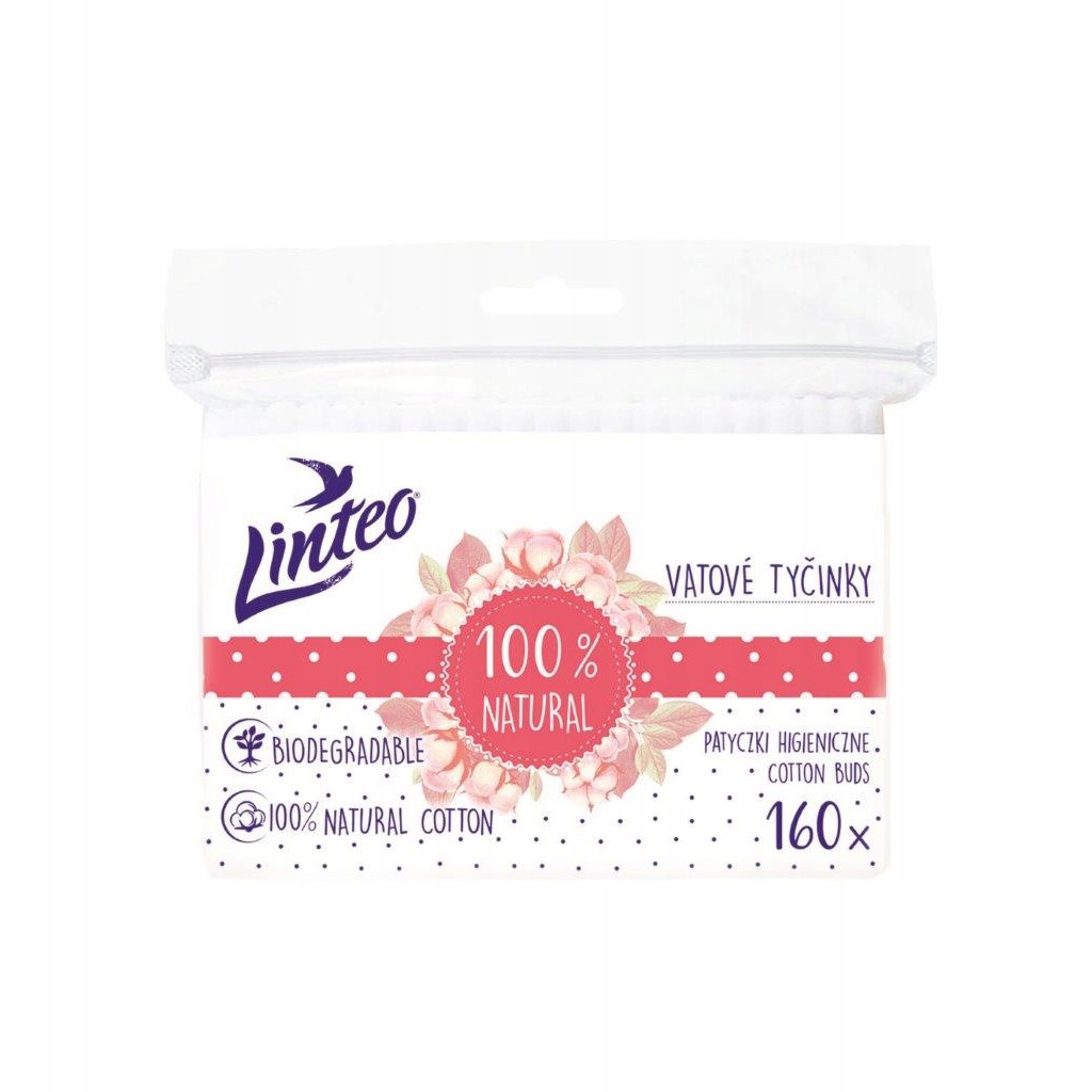 

Patyczki kosmetyczne higieniczne linteo 160 szt.