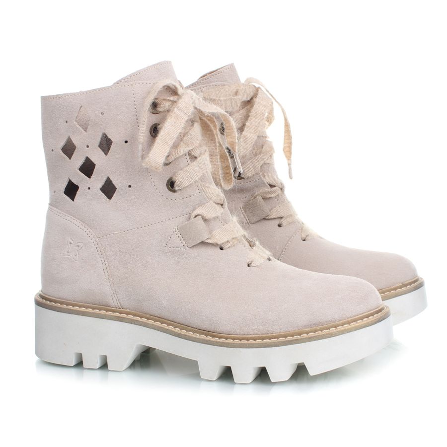 Dámské dámské kotníkové boty Maciejka 05033-04/00-5 béžové Kůže VEL.37 Sale%%%%