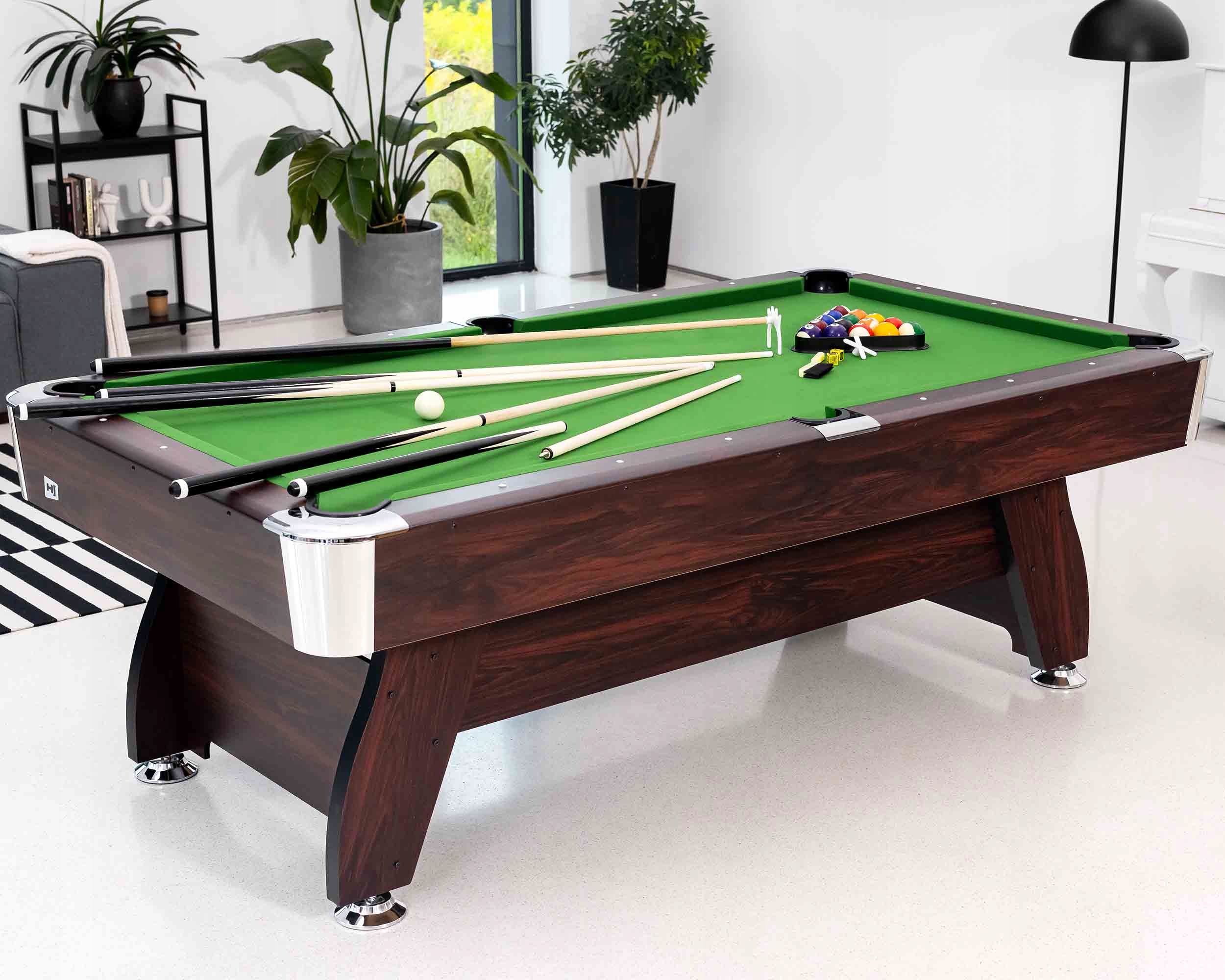 SOLIDNY STÓŁ BILARDOWY SPŁYWOWY Stoły do Bilarda i Wyposażenie 7FT Kod producenta VE7ftbz