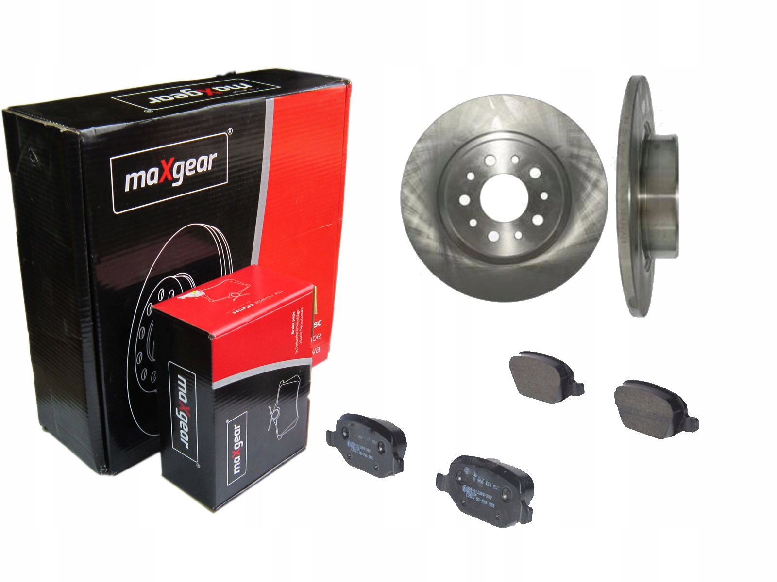 TARCZE + KLOCKI MAXGEAR TYŁ ALFA ROMEO GT 156