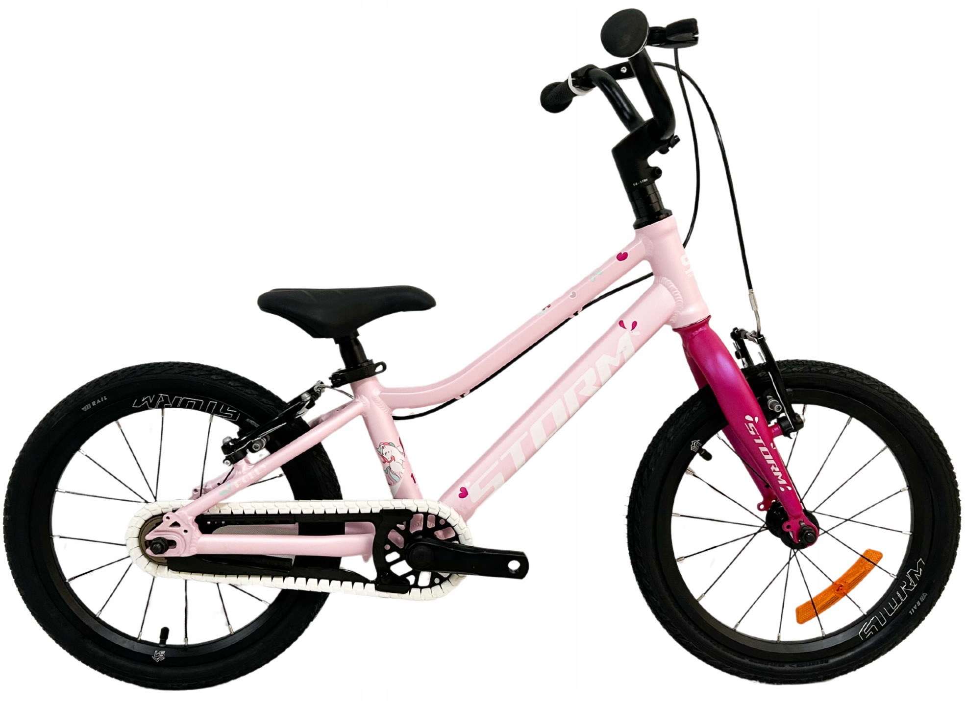 Rower Dziecięcy 16 cali Storm Polly Light lekki 6,5 Kg różowy 2026