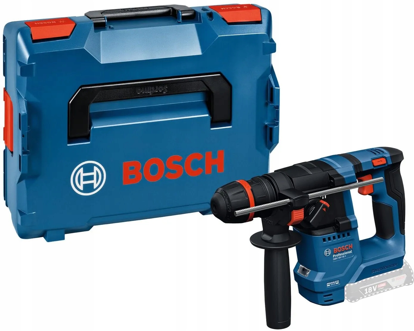 Młotowiertarka Bosch Gbh 18V-18 X Professional 0611927100 One Chuck L-boxx