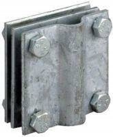 Křížový lačník, pozink, 602001, 52x52x2.5 s prostřední deskou