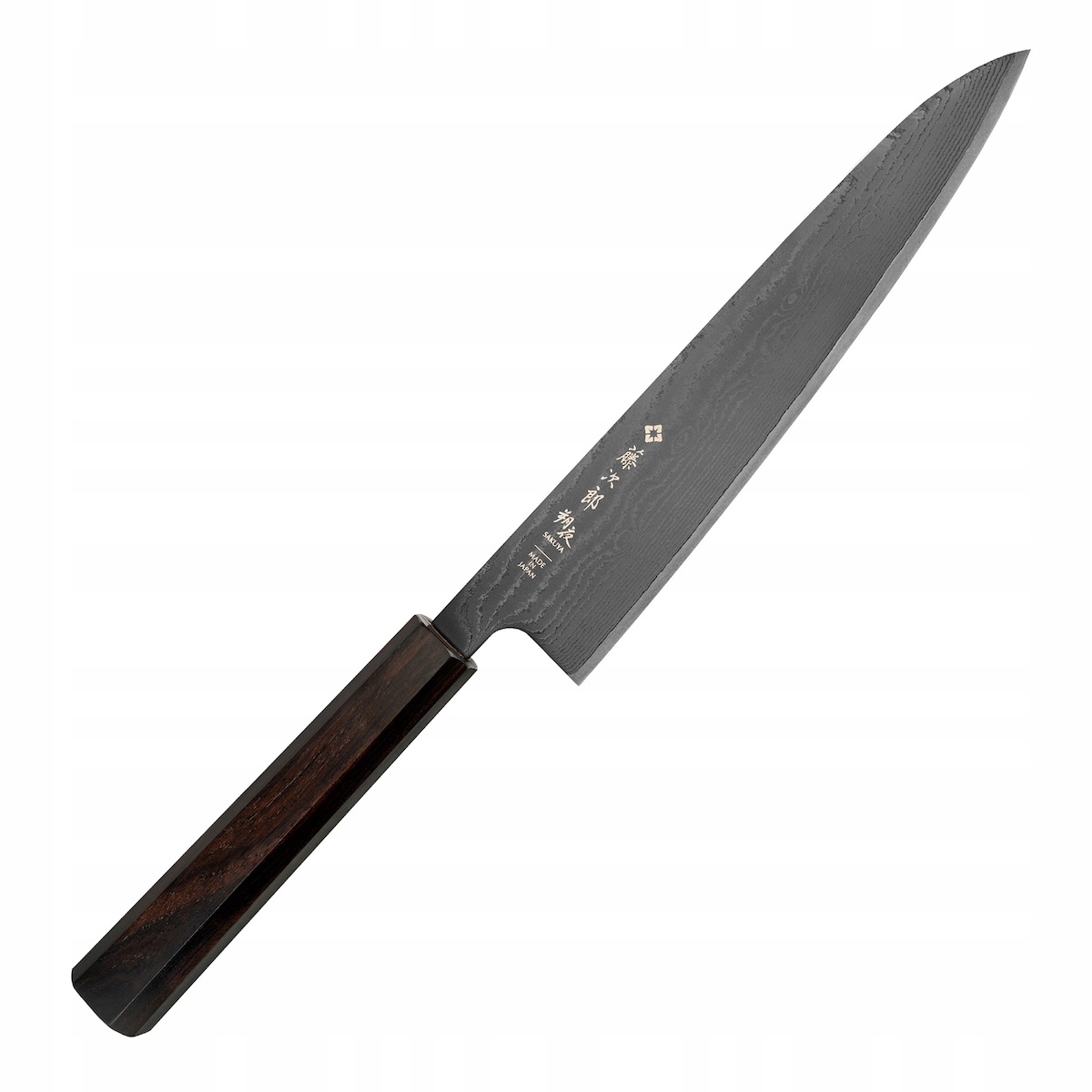 Tojiro Sakuya Black VG-10 Damascus Japonský kuchynský nôž šéfkuchára 21 cm