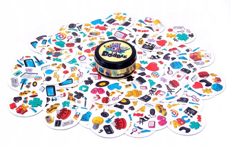 Gra Towarzyska Gry Rodzinne Gry Dla Znajomych Gra Dobble Kultura