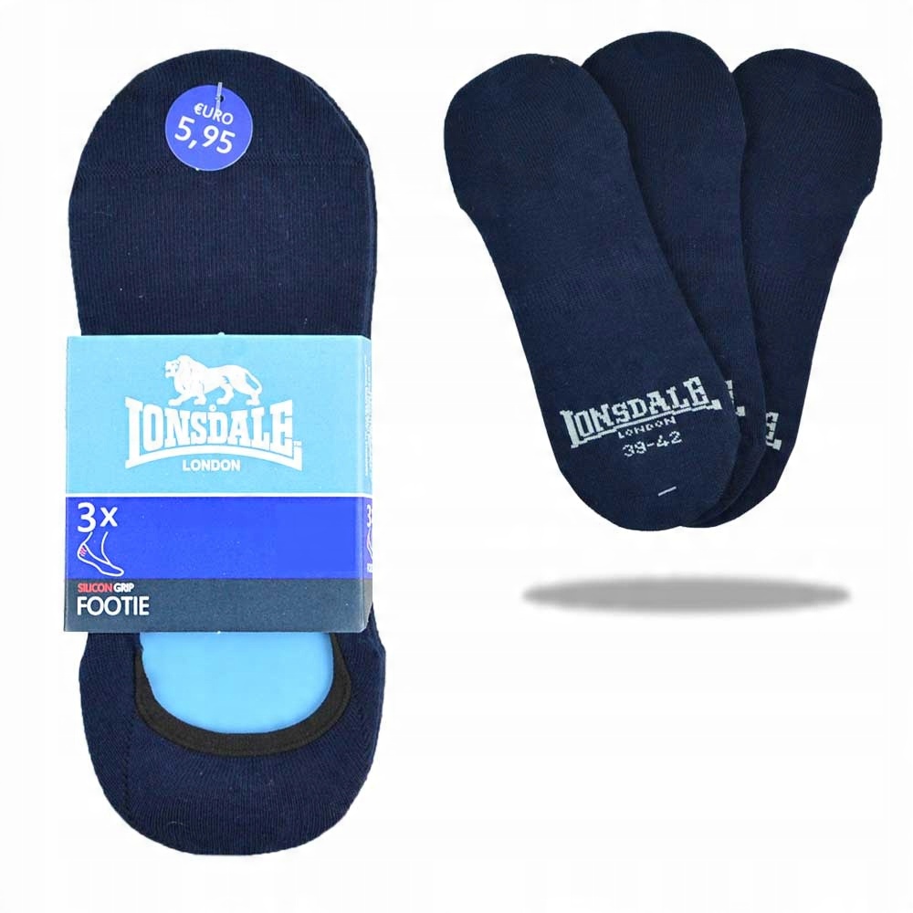 

Lonsdale Skarpety Invisible 3pary 35-38 LNS01_102