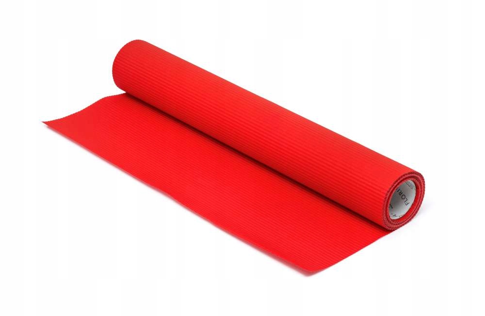 

Ozdobny papier karbowany Czerwony Rolka