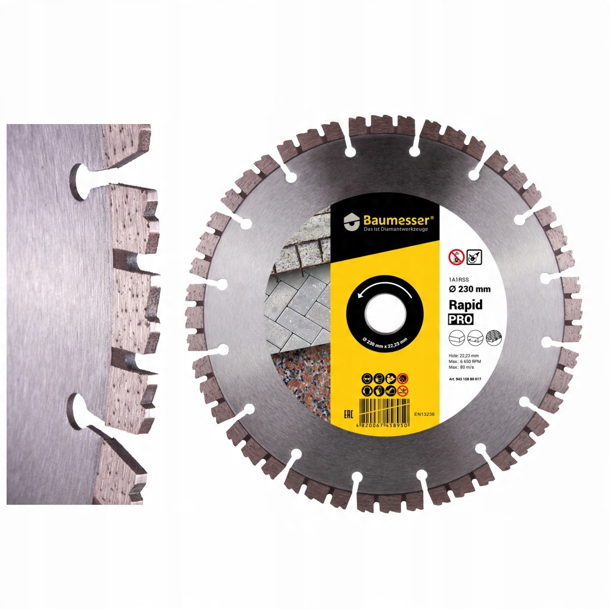 

Tarcza diamentowa Baumesser 230MM do Cięcia Betonu