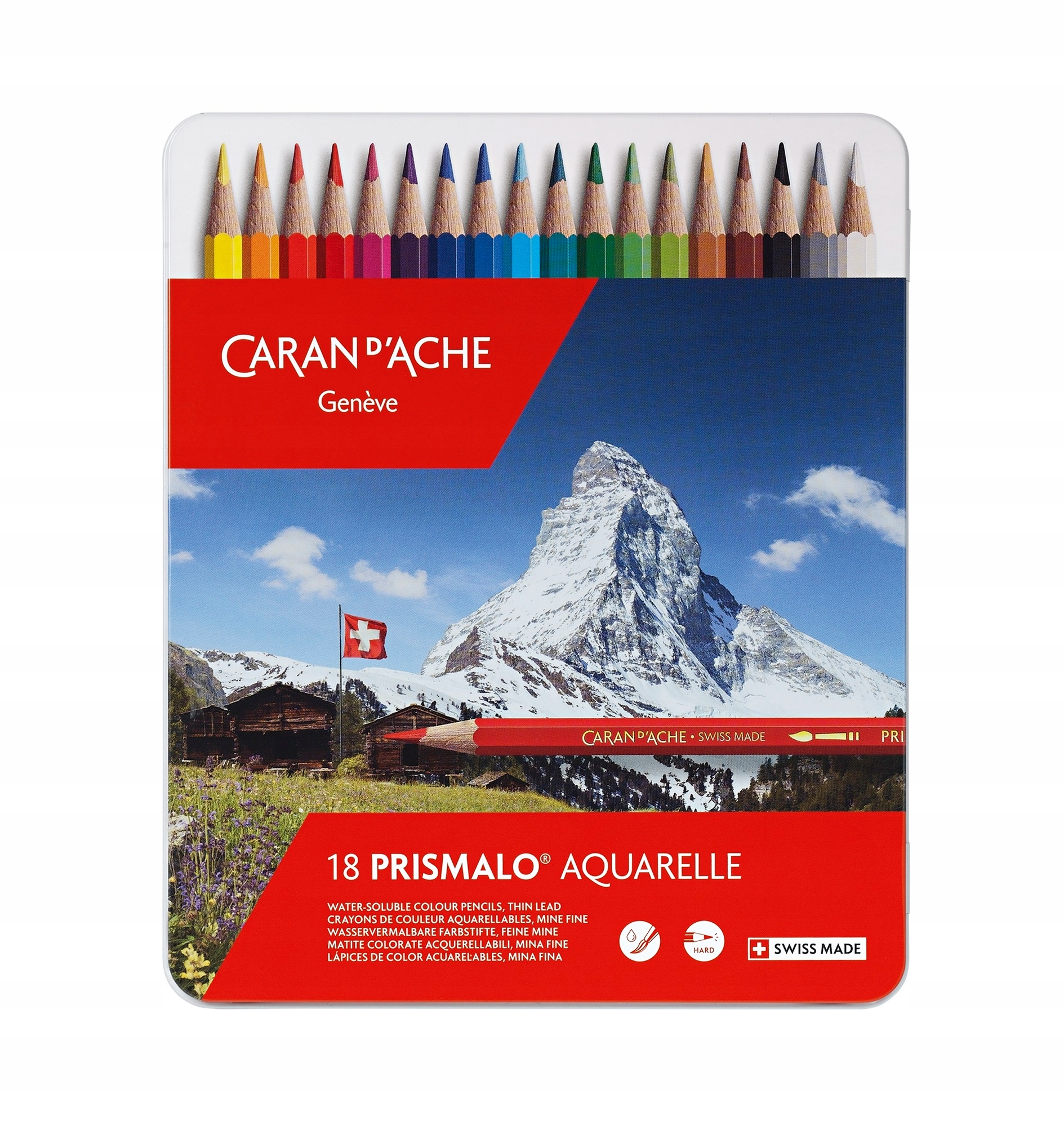 Pastelky Caran d'Ache Prismalo 18 barev