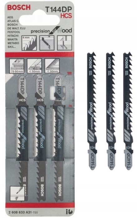 

Brzeszczot Typ T T144DP do Drewna 2608633A31 Bosch