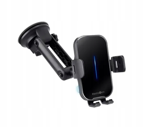 Uchwyt samochodowy Reinston EUT52 15W z indukcją do szyby deski