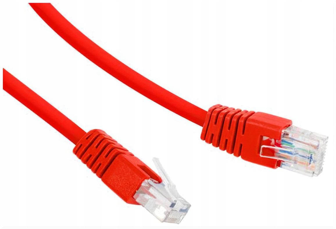Kabel sieciowy Gembird czerwony 0,25 m