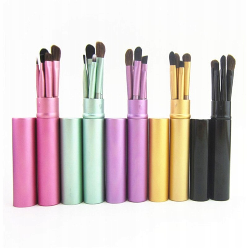 5pcs Portable Mini Eye Makeup Brushes Set Marka bez marki