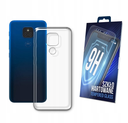 

Etui Silikonowe +szkło do Motorola Moto E7 Plus