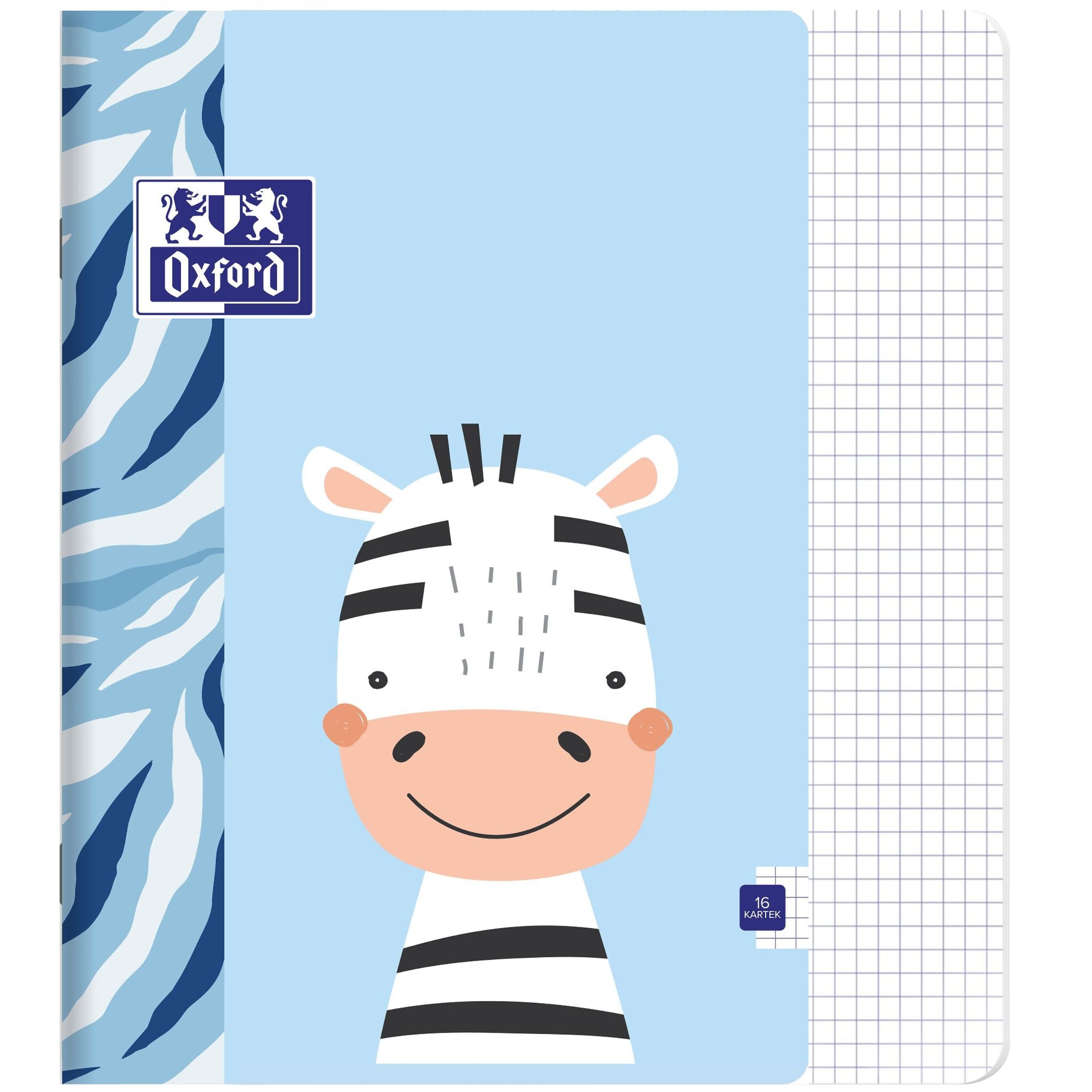 

Zeszyt A5 w kratkę 16 kartek Oxford Zebra