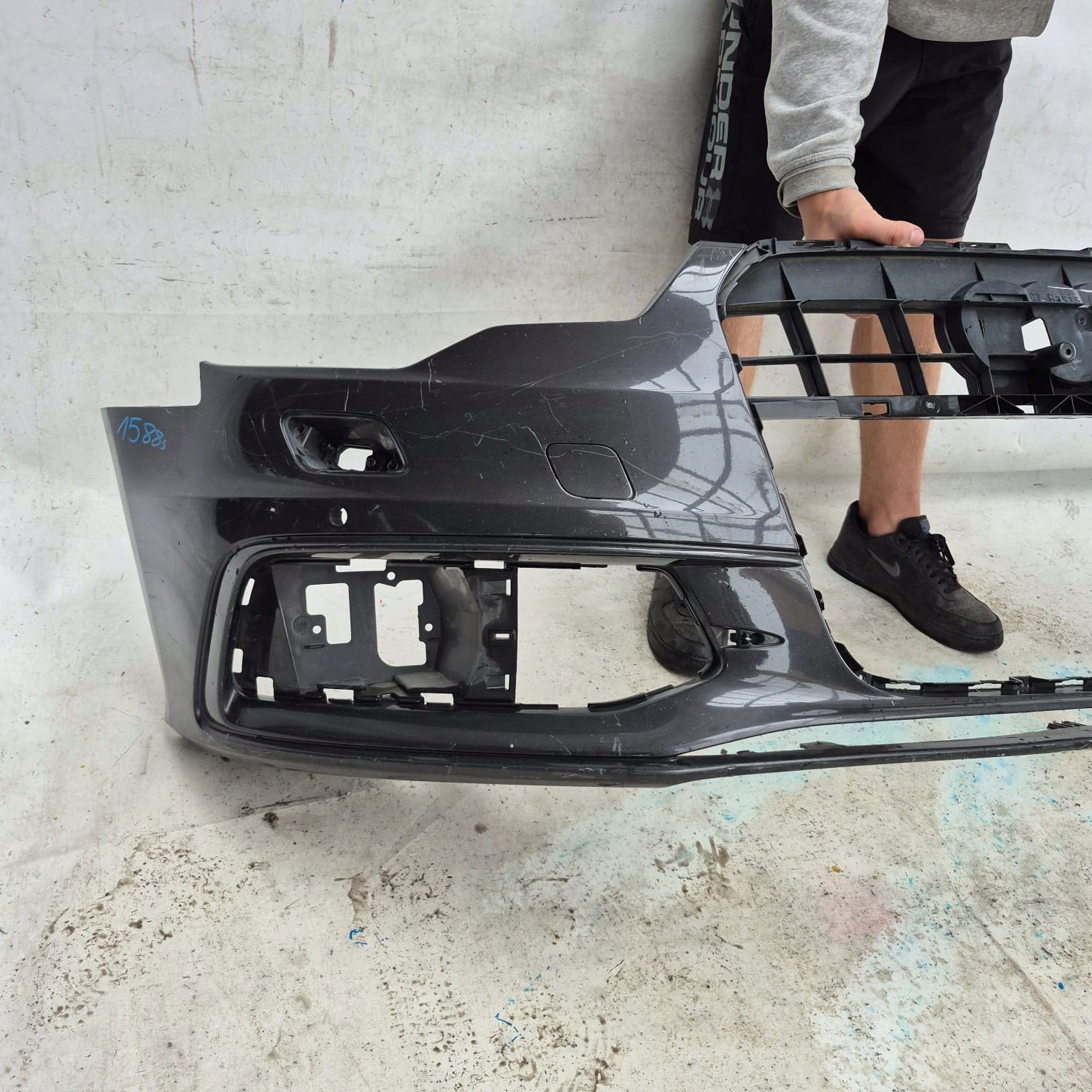 AUDI A6 C7 4G S-LINE 11-14 bumper front front washer 4XPDC