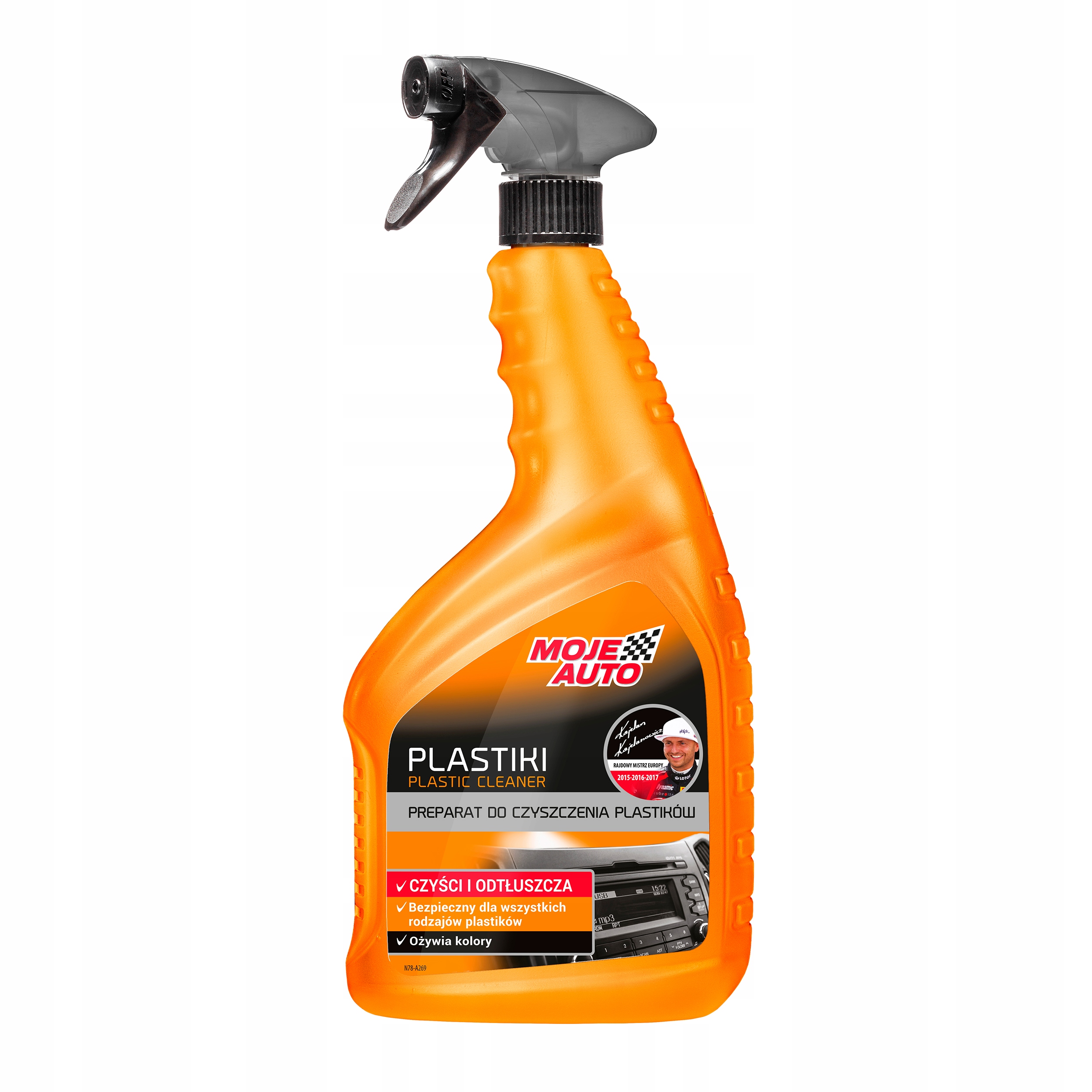 Płyn do czyszczenia plastiku Moje Auto 750 ml