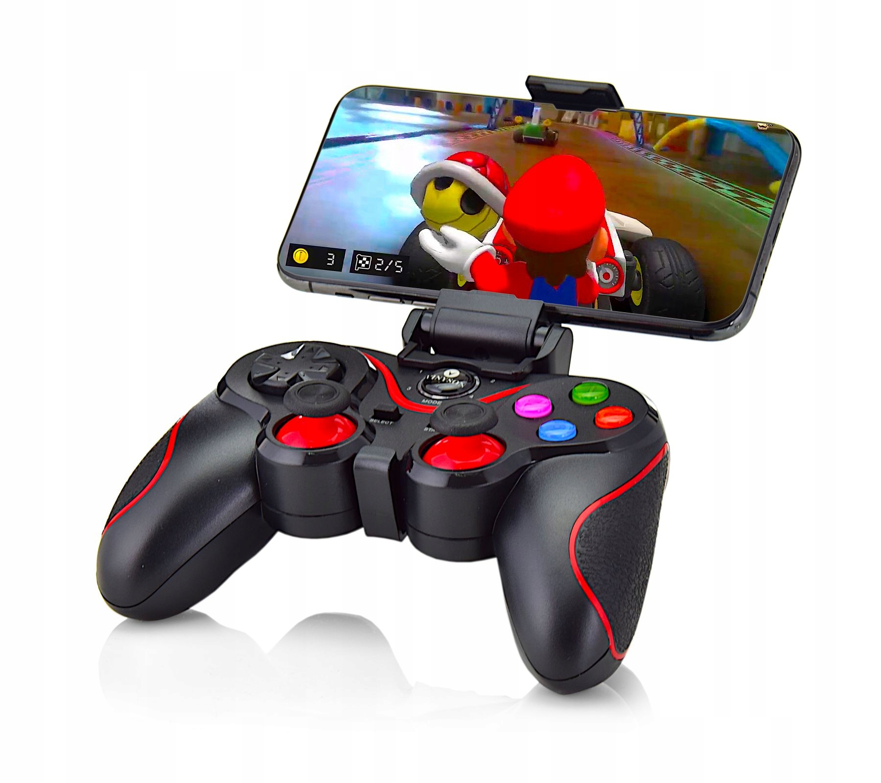 

Gamepad pilot do filmów gier na smartfon bluetooth