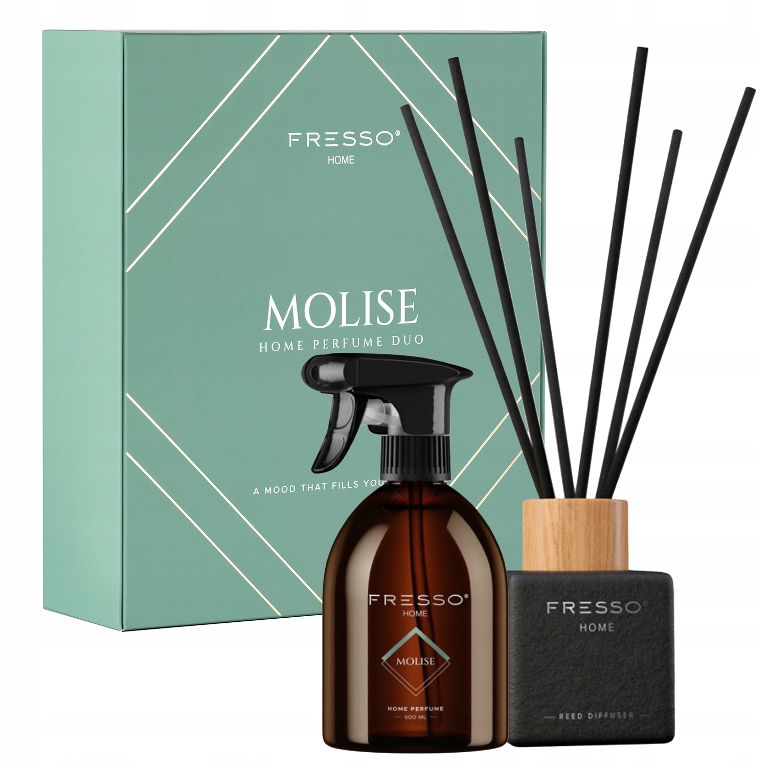 Levně Fresso Home Perfume Duo Molise Gift Box Vonné tyčinky parfém