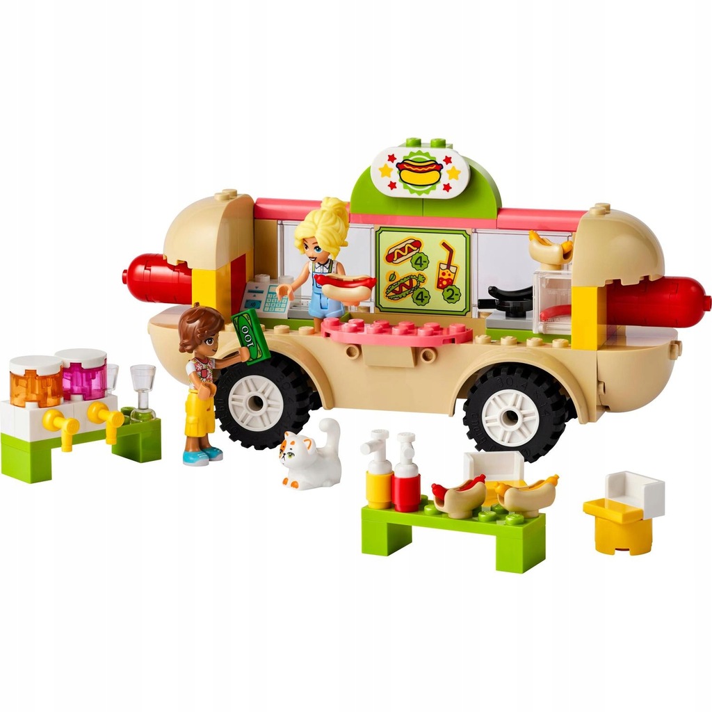 LEGO FRIENDS 42633 FOOD TRUCK Z HOT DOGAMI PREZENT Marka LEGO