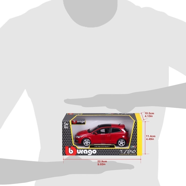 VW Polo GTI Mk5 1:24 model Bburago 18-21059 Model VW Polo GTI Mk5