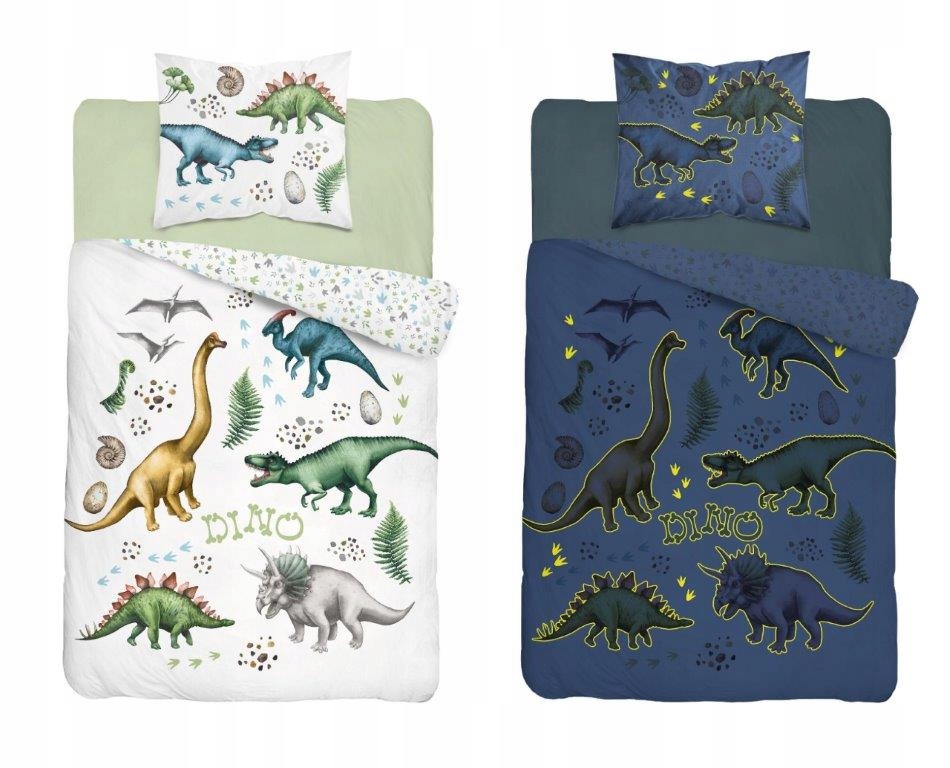 

Komplet pościeli świecąca dinozaur 135x200 T-rex