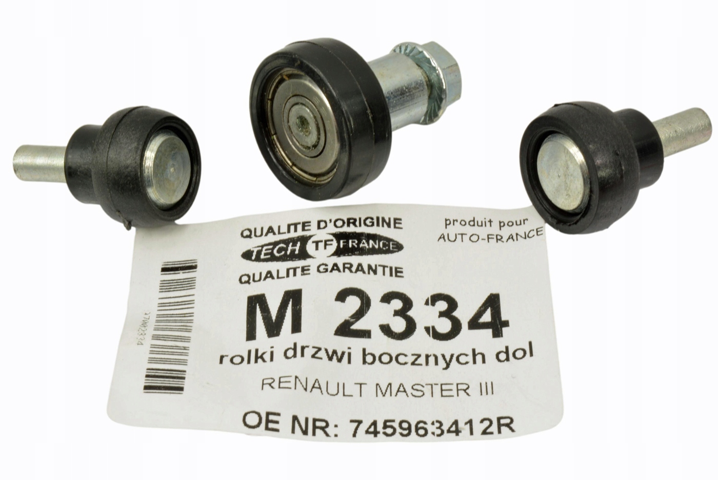 ROLKI DOLNEGO WÓZKA DRZWI PRZESUWNYCH MASTER III MOVANO B 2010-