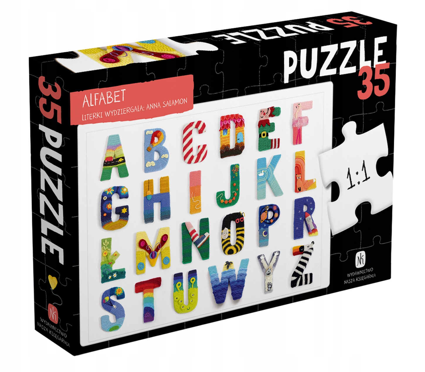 

Puzzle 35 Elementów Alfabet Nauka Liter Wiek 2+