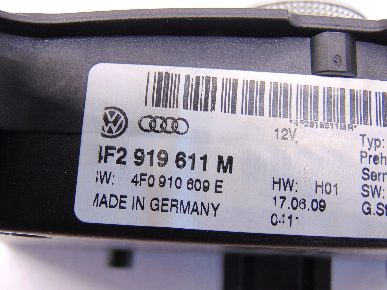 control panel MMI AUDI A6 C6 LIFT 4F2919611M UK