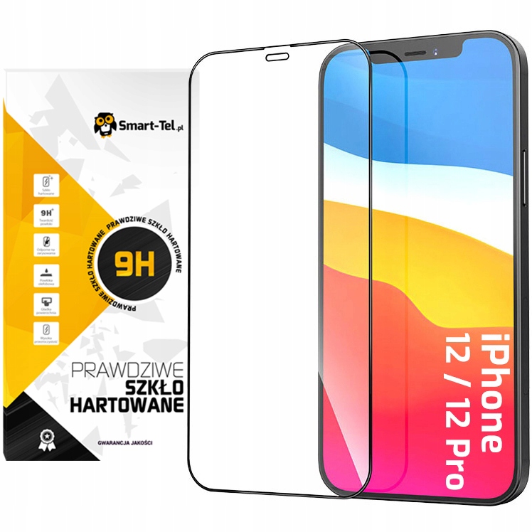 

Szkło Hartowane 5D Grubsze do iPhone 12 12 Pro