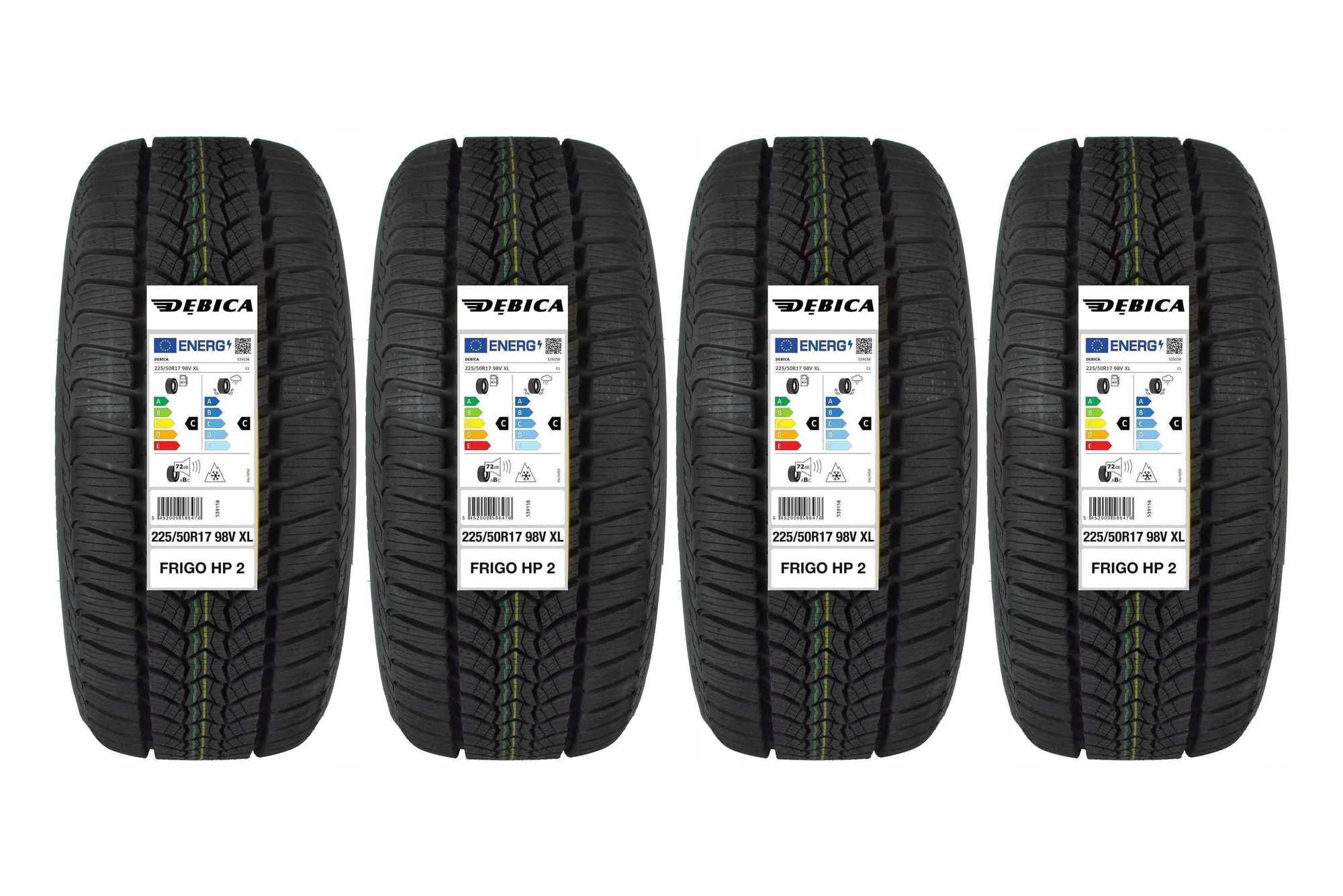 

4 Opony zimowe 225/50R17 Dębica Frigo Hp 2