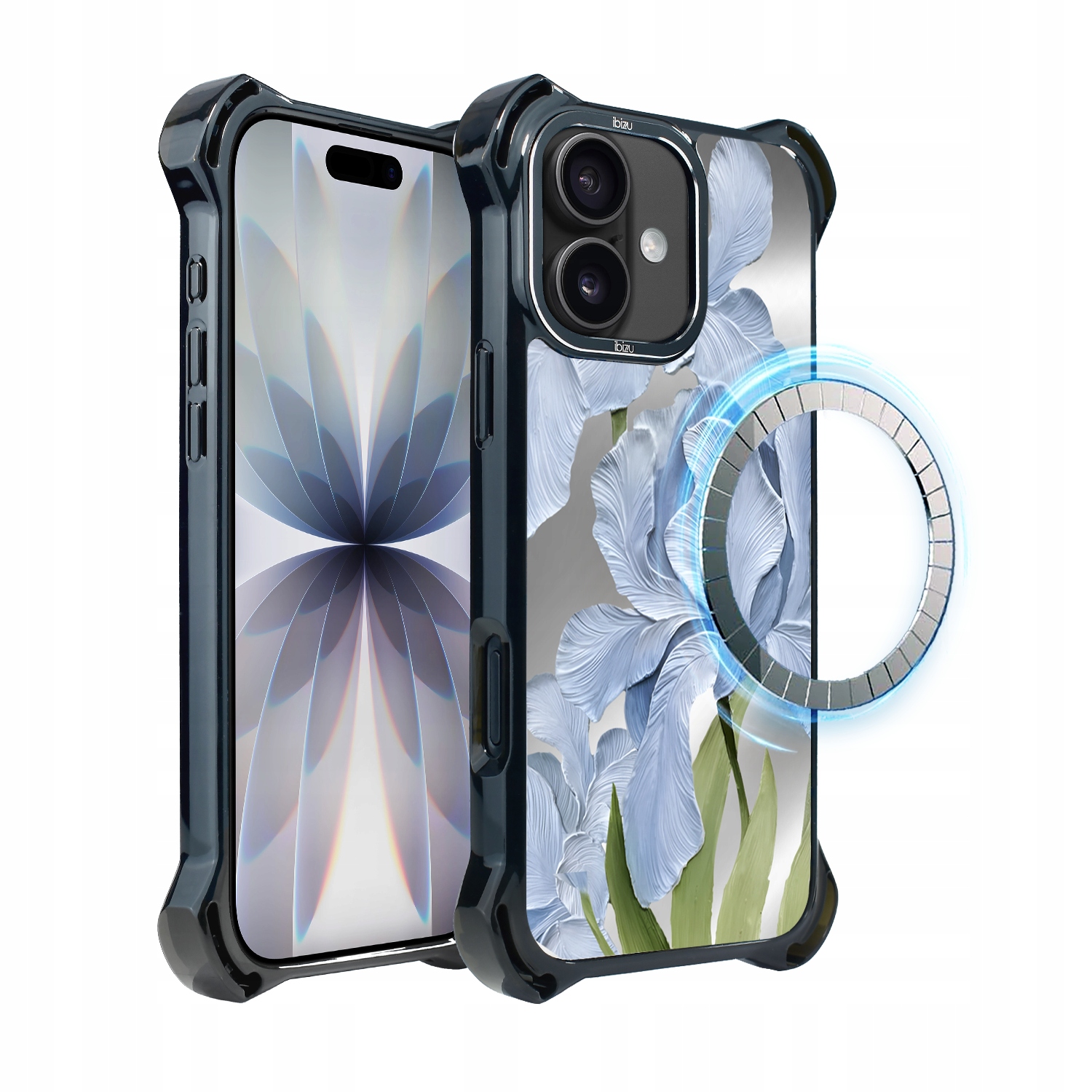 Pouzdro pro iPhone 17 Ibizu DropGuard Ultra s MagSafe, modrý iris