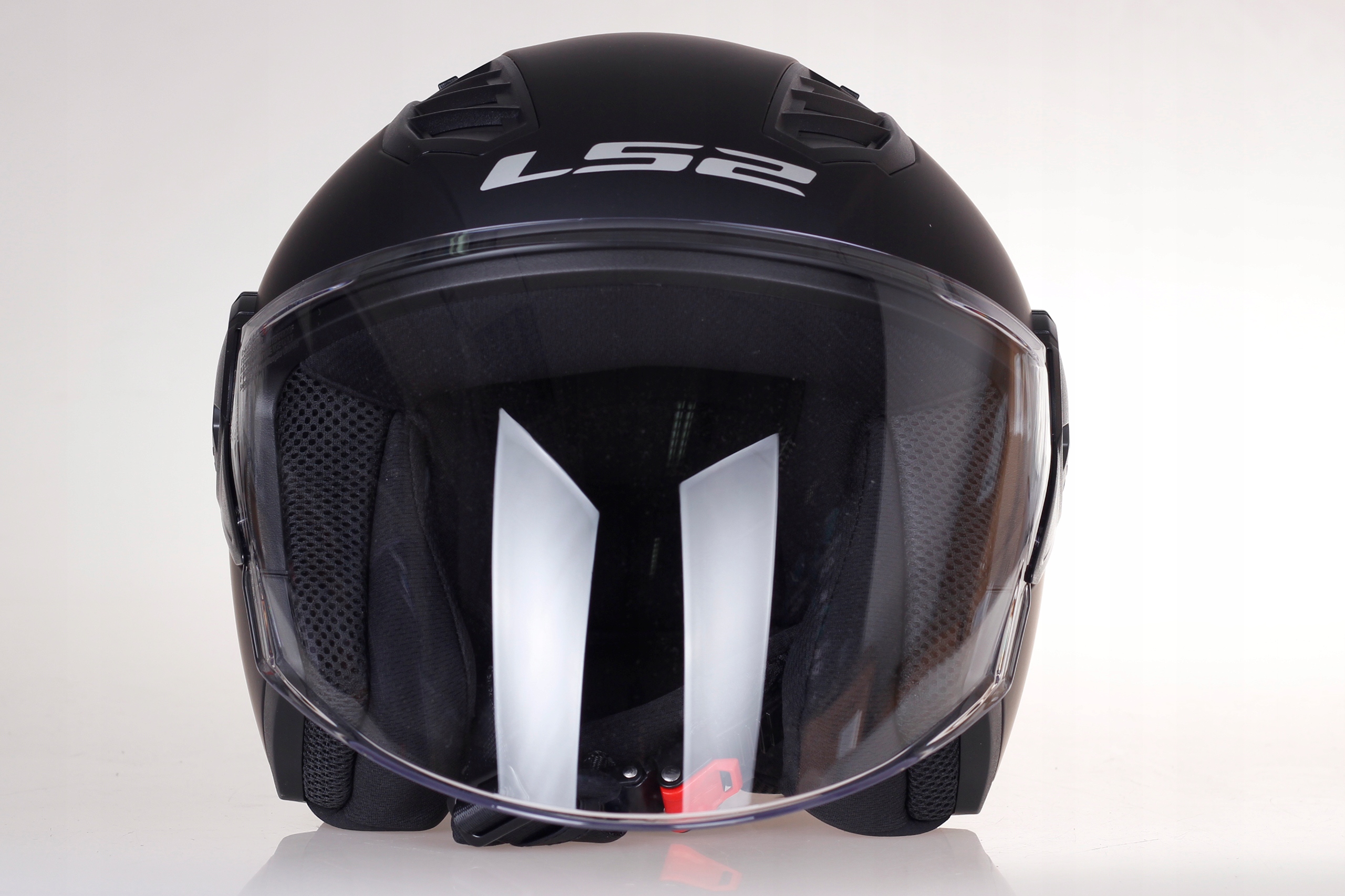 LS2 OF616 AIRFLOW II BLACK MAT KASK OTWARTY JET ECE 22.06 Kolor czarny