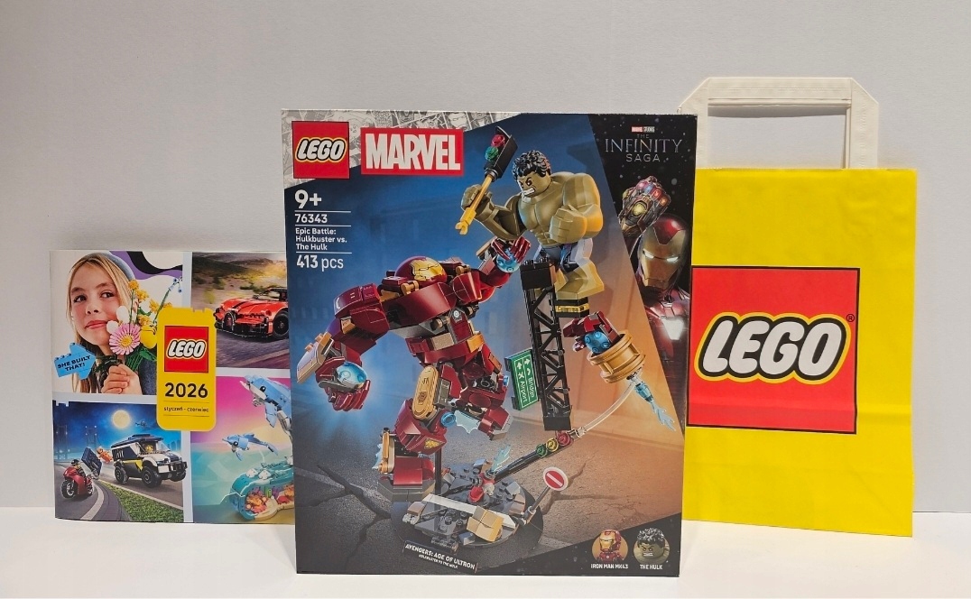 Lego Marvel 76343 Epická bitva: Hulkbuster versus Hulk Taška Katalog