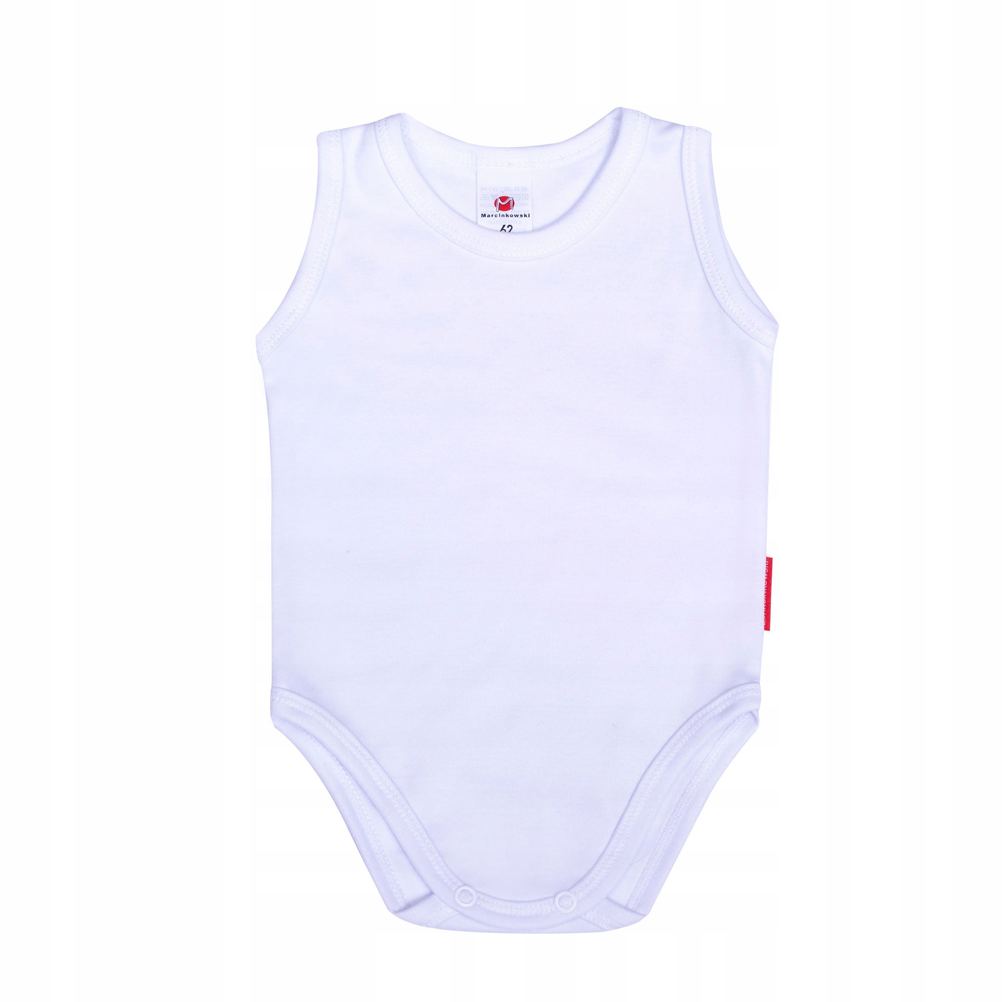 

Body Na Ramiączkach Gładkie 164 CM Białe Bawełna