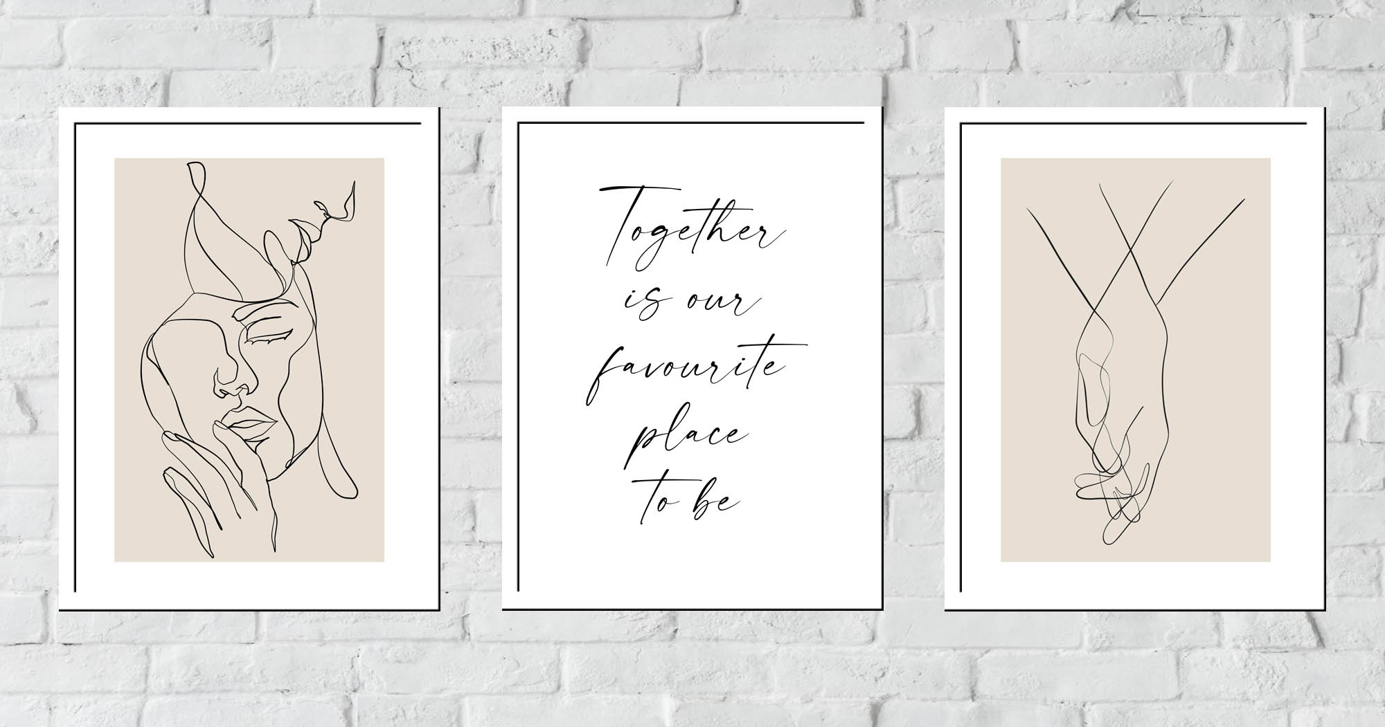 30x40 ZESTAW OBRAZY W RAMIE PLAKAT RAMKA DŁONIE RODZINA MIŁOŚĆ LOVE BOHO Wysokość produktu 40 cm