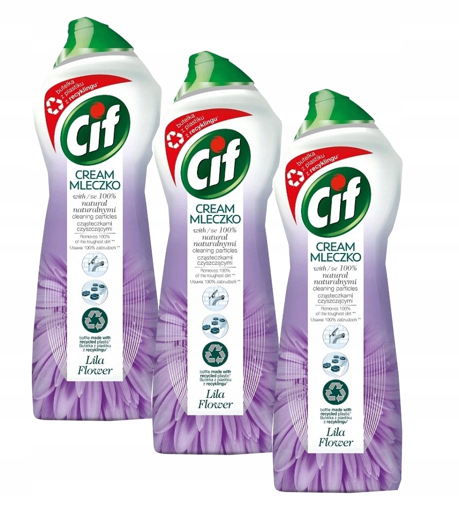 

Cif Mleczko do czyszczenia Lila 3x 780 g