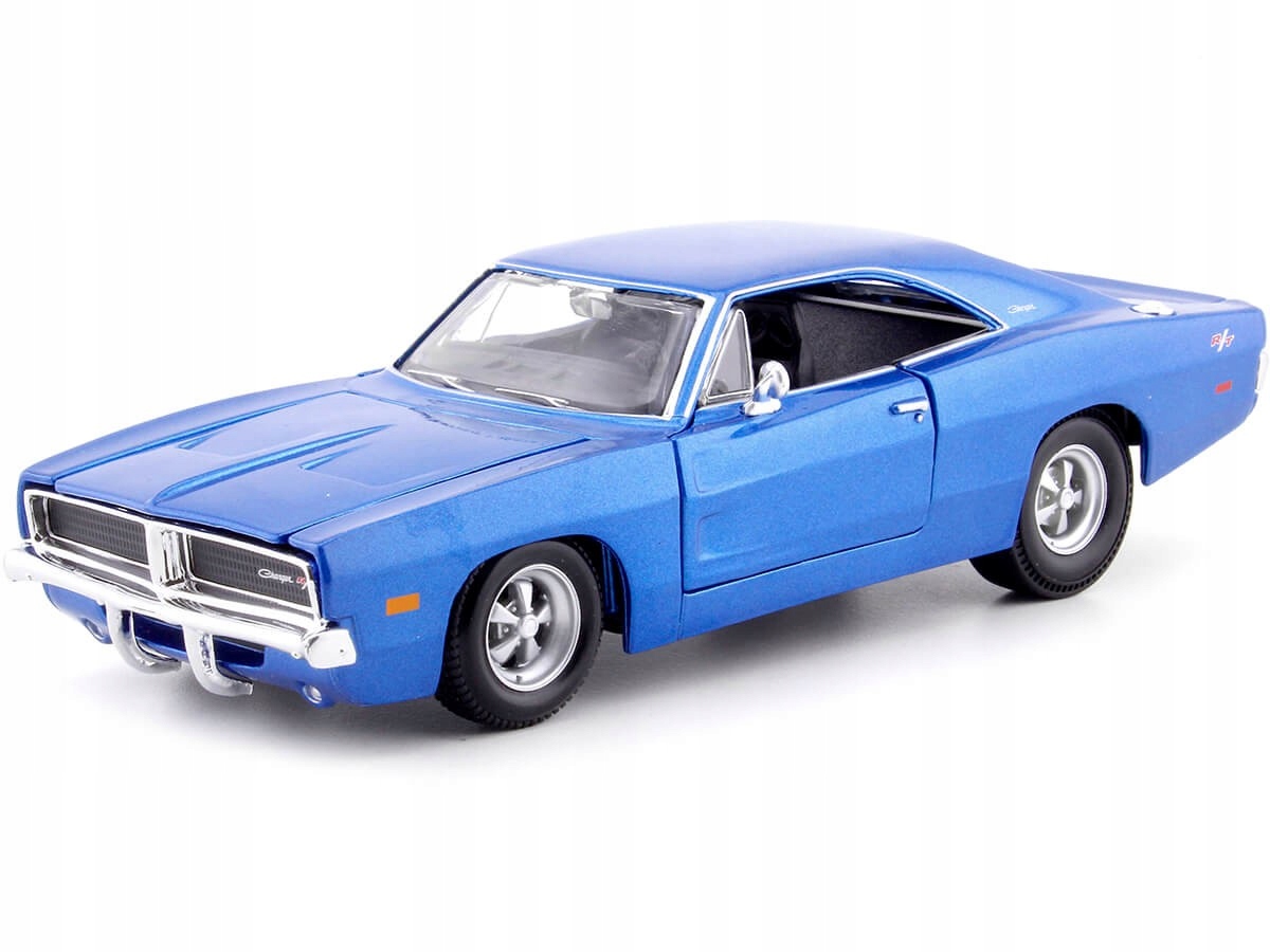 Dodge Charger R/t R-t 1969 Modrá Blue Maisto 1:25 Model Auta 31256