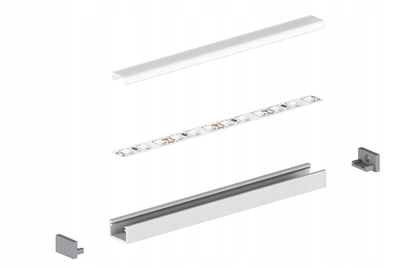 KLOSZ OSŁONA 2m do profil P3-1 P4-1 P4-2 P5-1 P6-1 Waga produktu z opakowaniem jednostkowym 0.01 kg