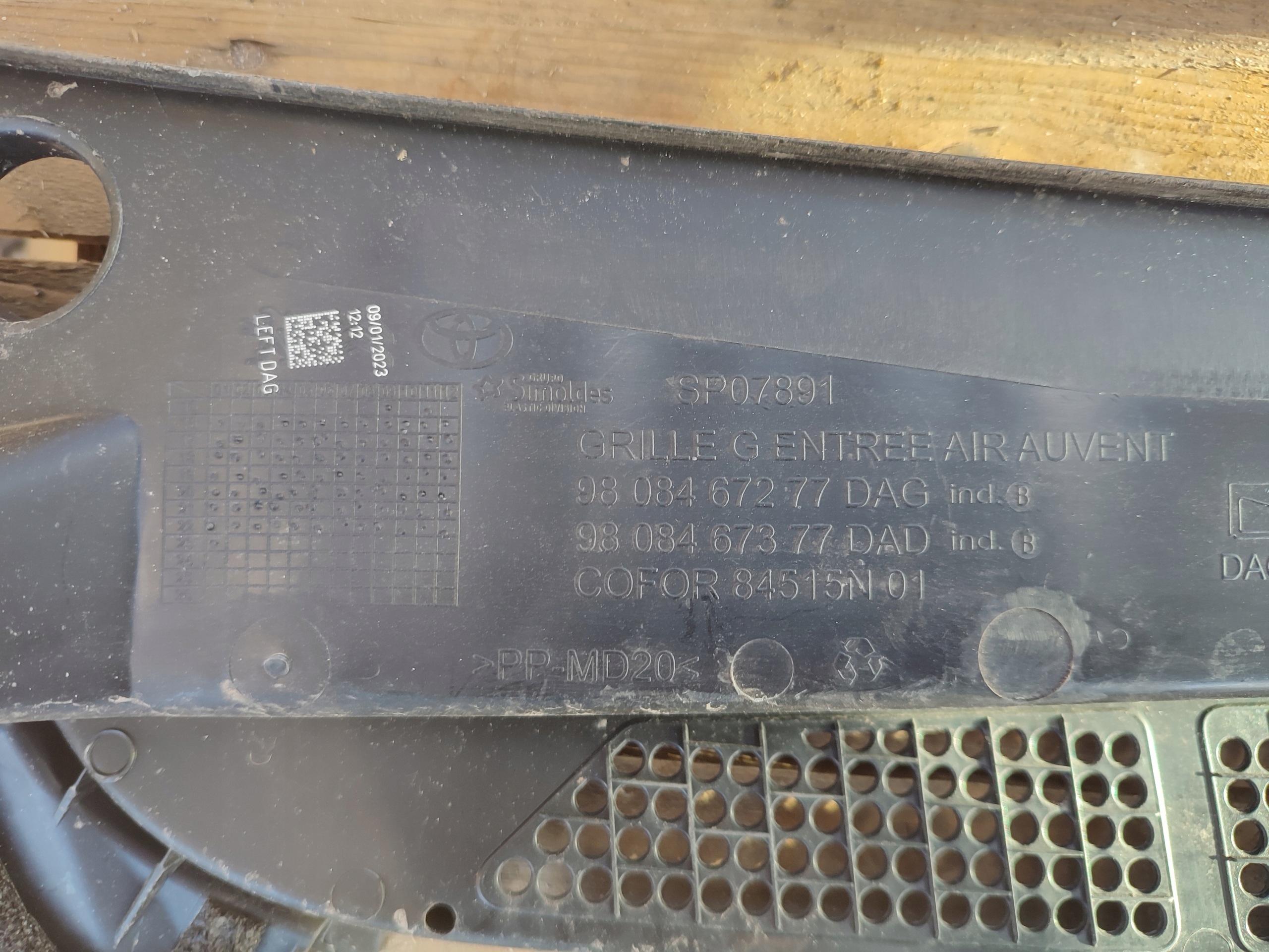 torpedo left EXPERT JUMPY Toyota ProAce II 9808467277 9808467377