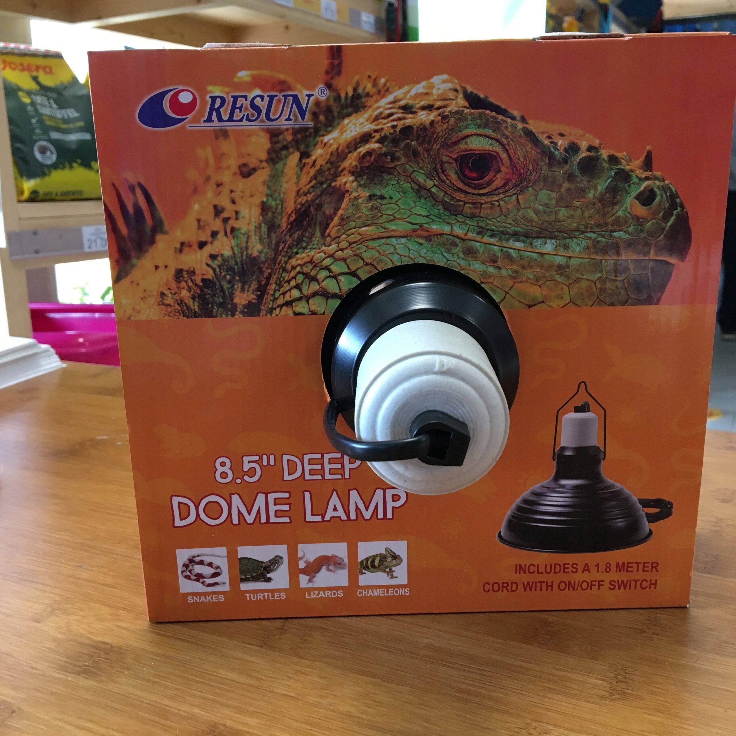 Levně Resun Reptile Black Lamp 8,5"