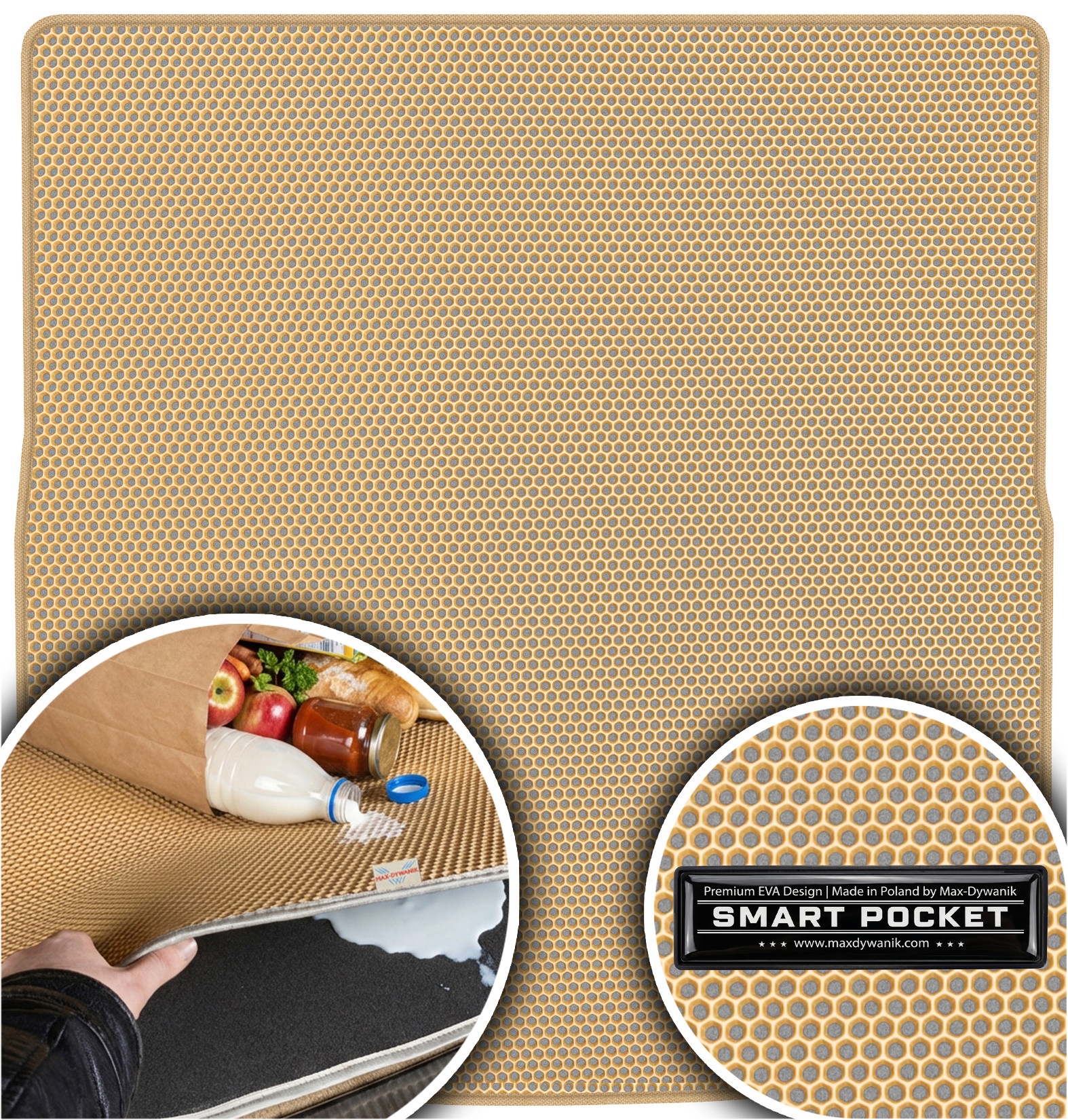 Vw Golf V kombi 2003-2009 Vložka do zavazadlového prostoru Eva Smart Pocket Béžová