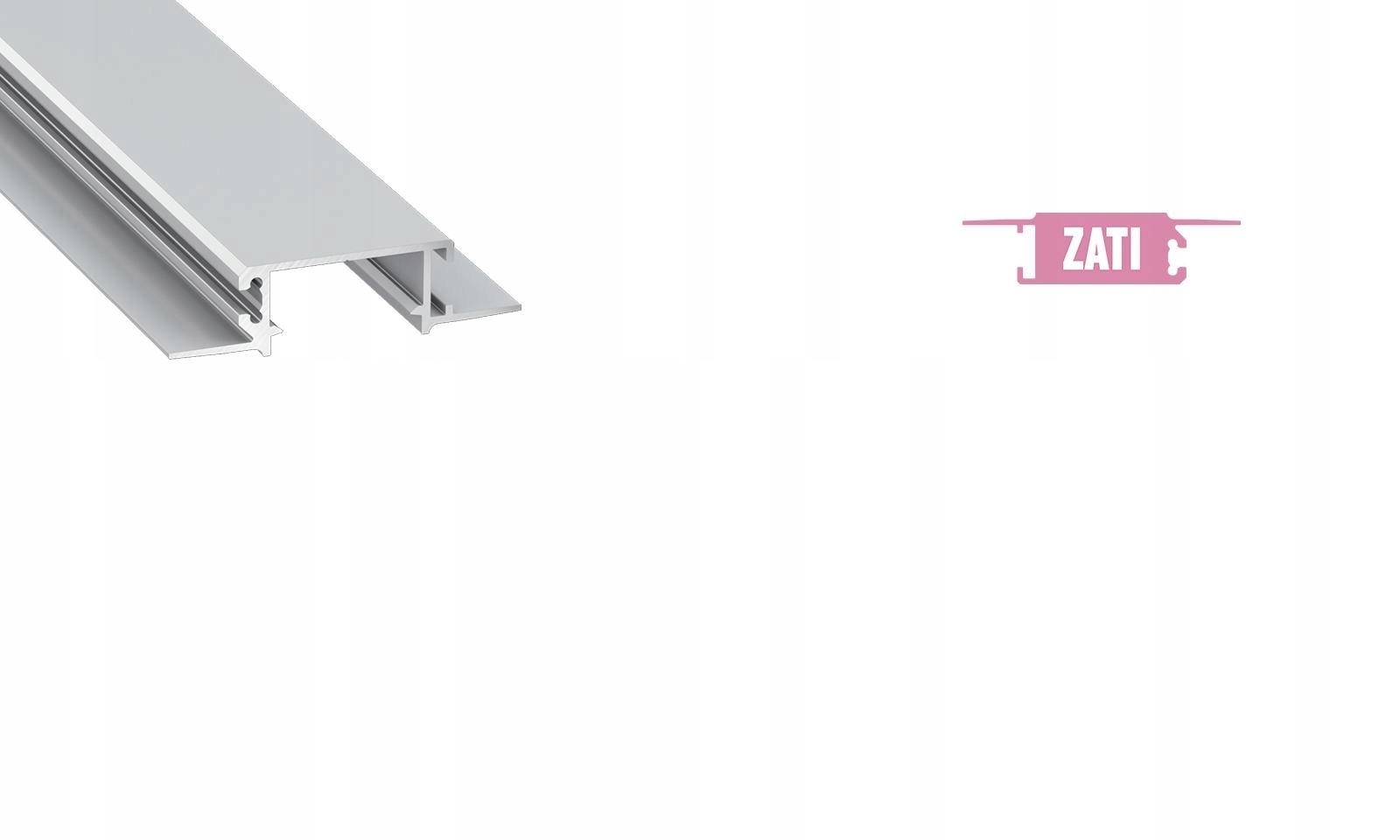 Profil aluminiowy LED do PŁYT GK RIGIPS ZATI 1M Typ profil do LED