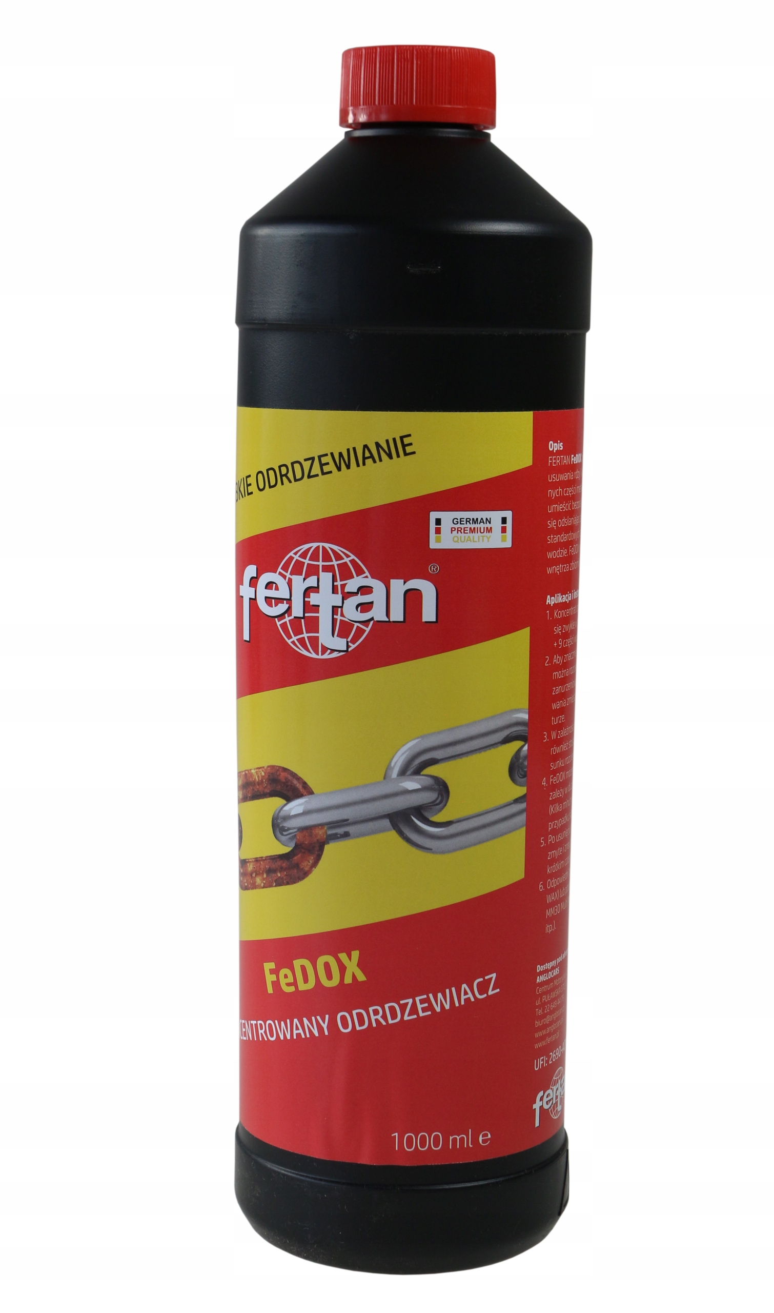 

Rdza Antykorozja Koncentrat Fedox Fertan 1000 ml